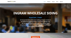 Desktop Screenshot of ingramsiding.com